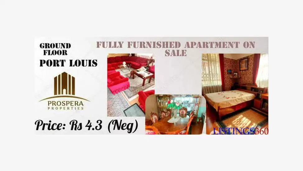 #Fully Furnished Apartment For Sale
