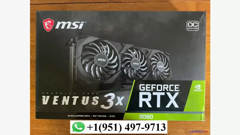 36,000 ₨ MSI GeForce RTX 3090 Ventus 3X 24G OC GDDR6X GPU